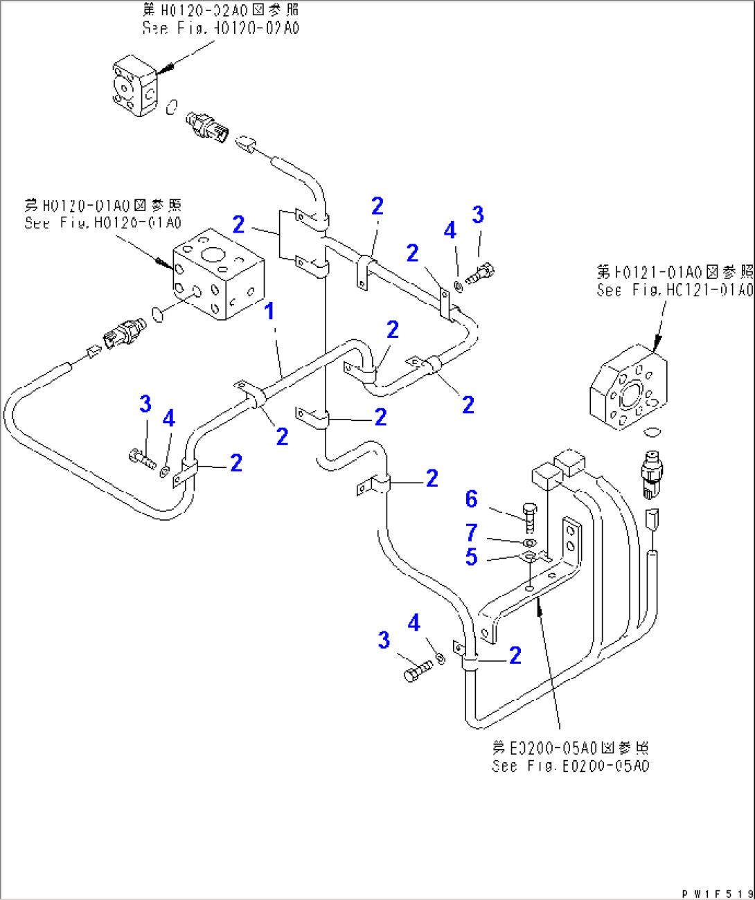 WIRING (VHMS SENSOR HARNESS) (HARNESS)