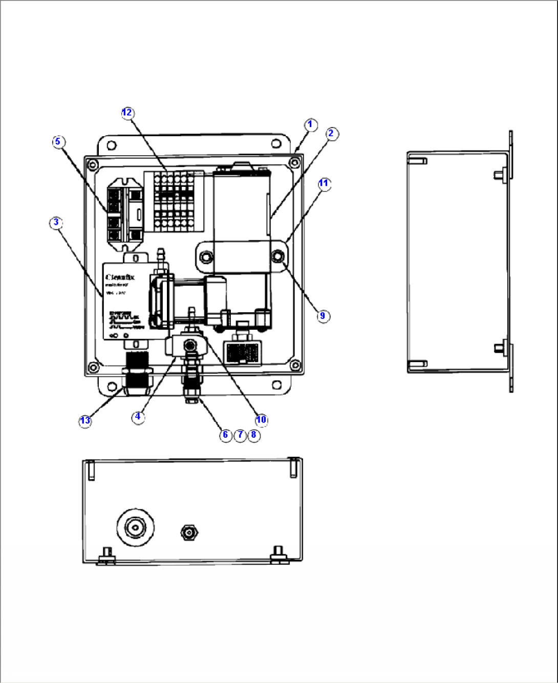 E0501-01A0 REVERSIBLE FAN 24V CONTROL BOX (S/N A10001-A10010 )