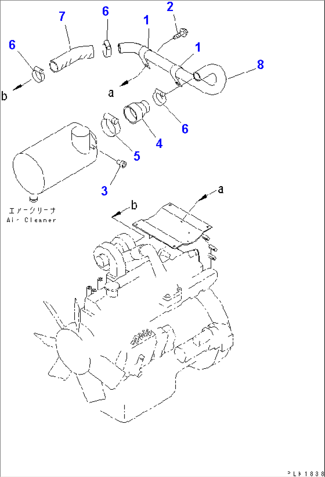 AIR CLEANER MOUNT(#1033-1800)