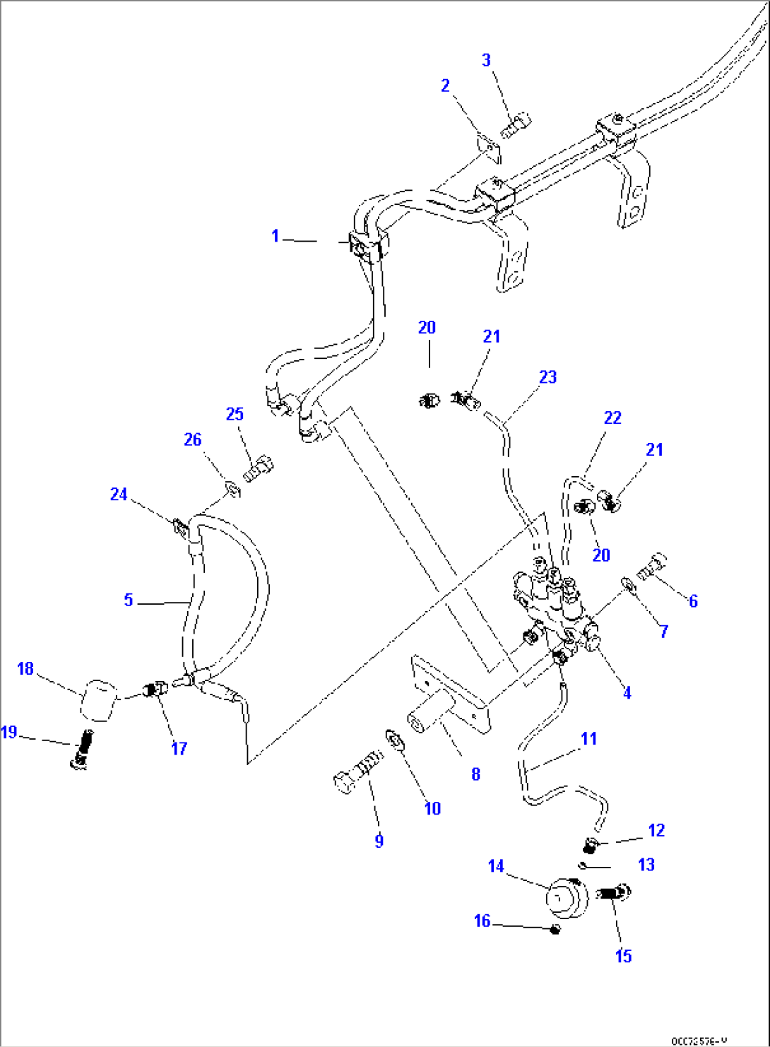 AUTO GREASE (BUCKET LINK) (#K52390-K53502)