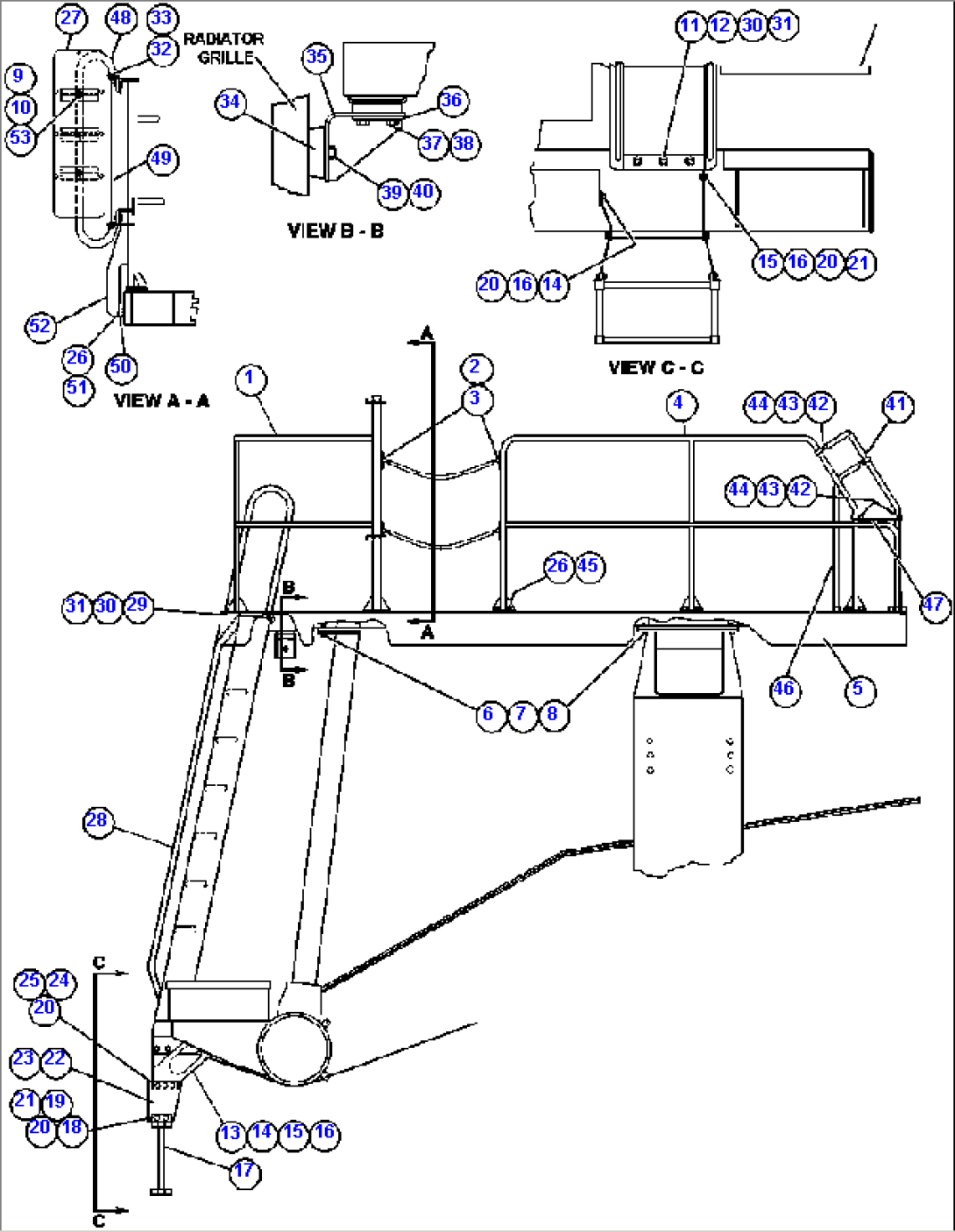 LEFT DECK, LADDER & STEP