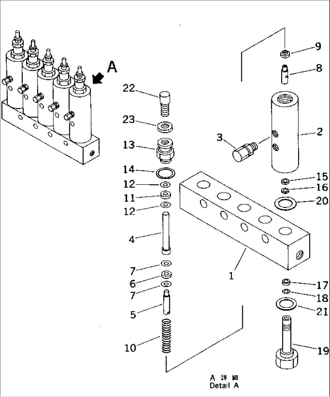 AUTO GREASE INJECTOR (5-MANIFOLD) (INNER PARTS)(#50001-51074)