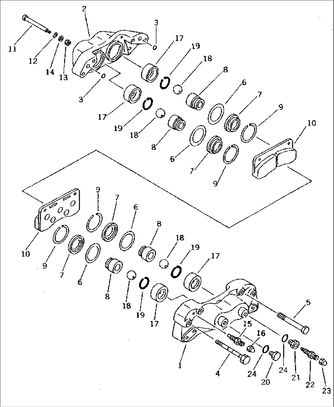 REAR BRAKE CALIPER(#2301-3191)