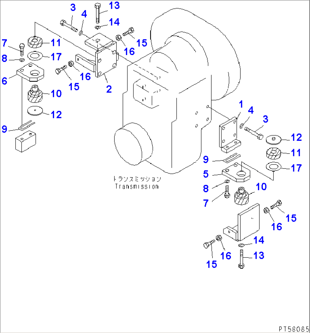 TRANSMISSION MOUNTING PARTS