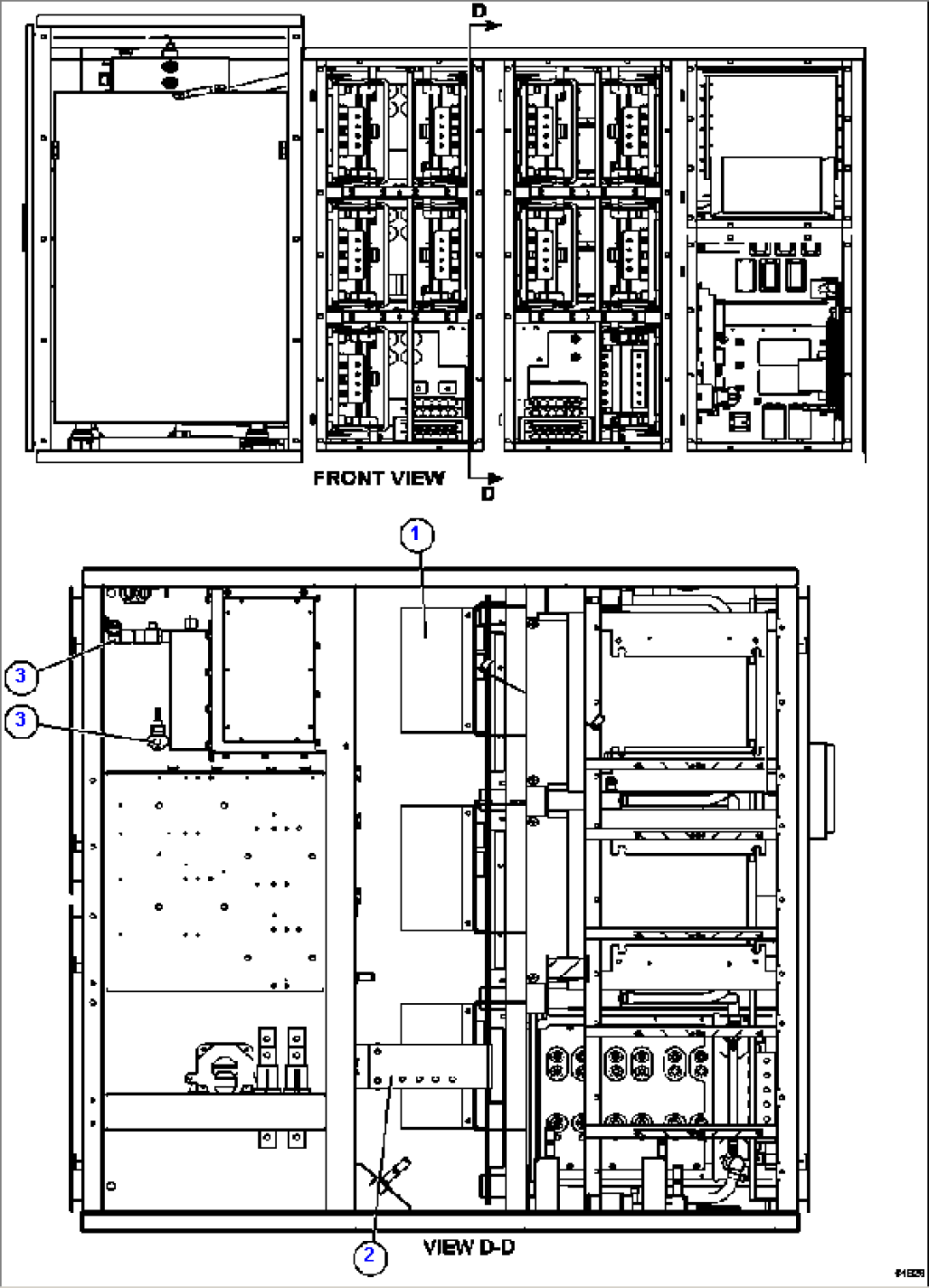INVERTER CABINET - FRONT 5/13 58B-06-20500
