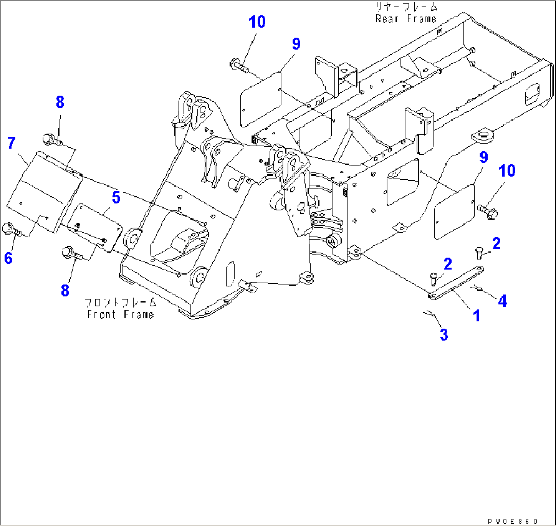 BAR LOCK AND COVER (WITH E.C.S.S.)(#54104-)