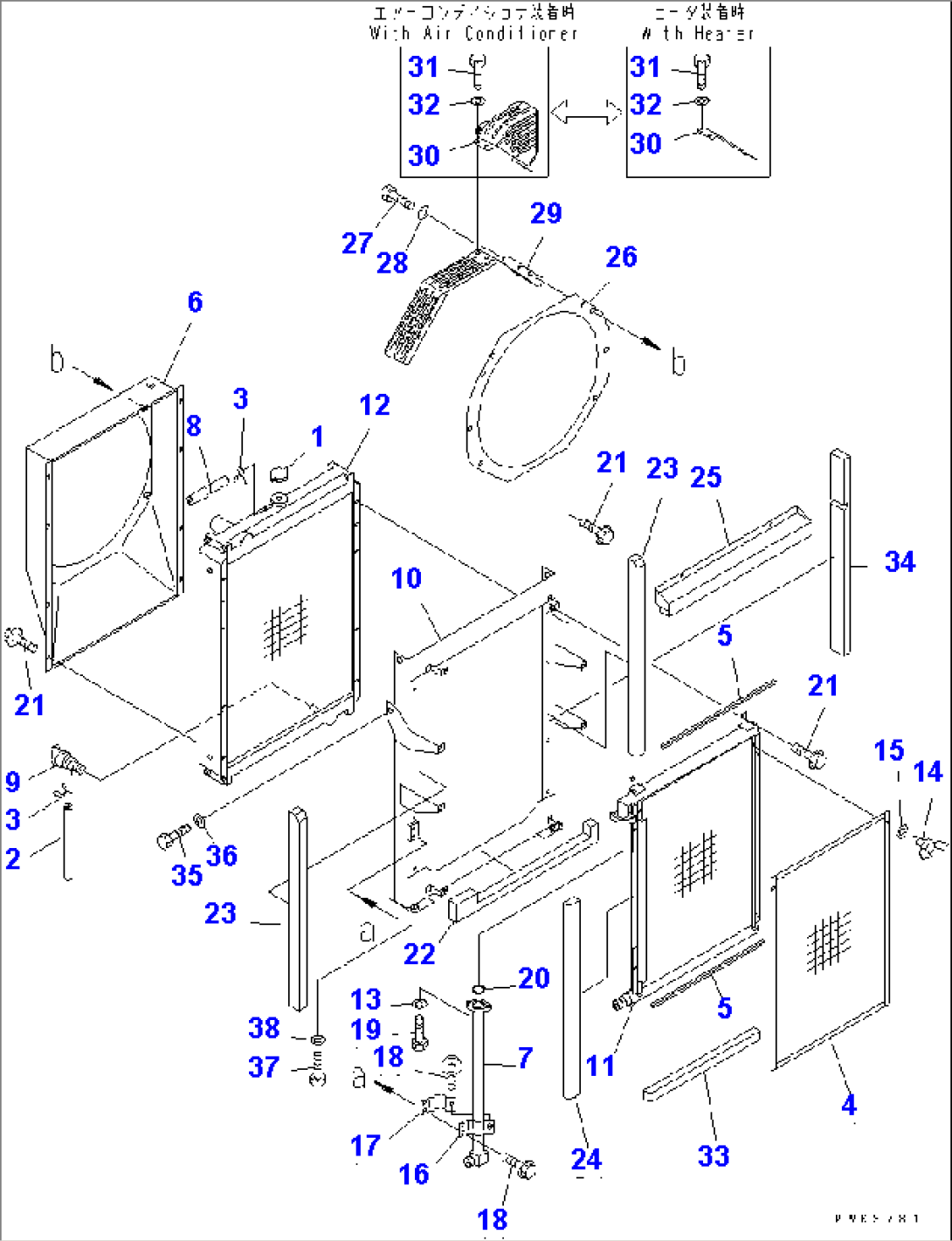 COOLING (RADIATOR AND OIL COOLER)(#K32001-K32008)