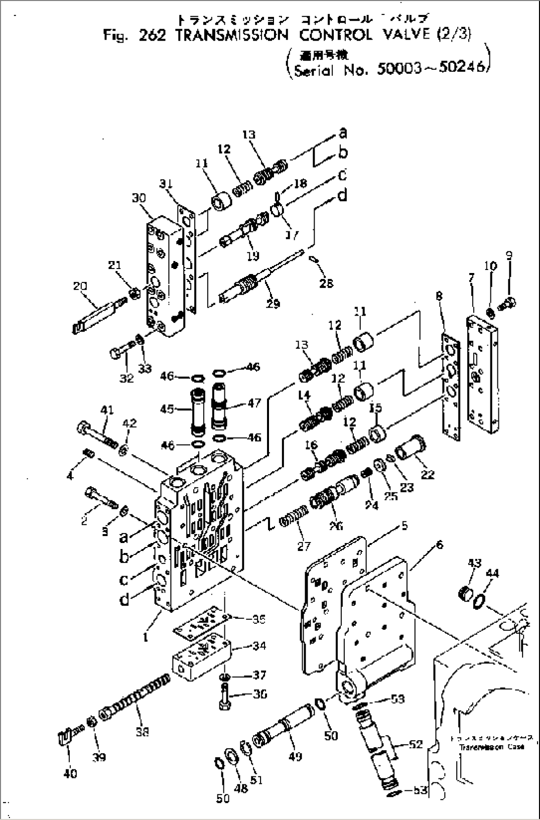 TRANSMISSION (CONTROL VALVE) (2/3)(#50003-50246)