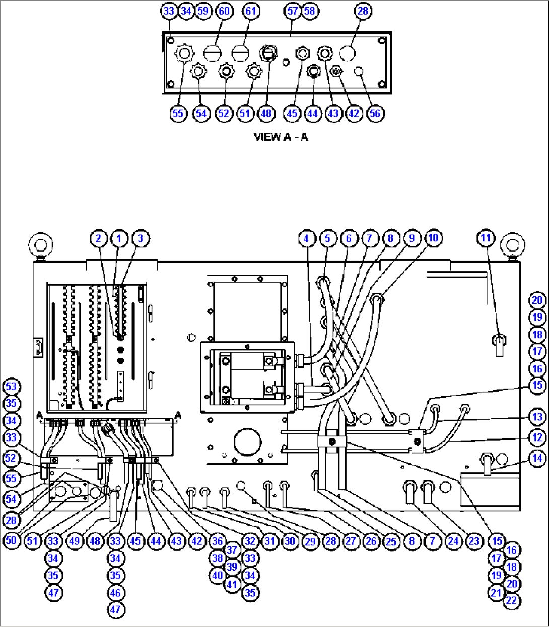 CONTROL CABINET WIRING - REAR