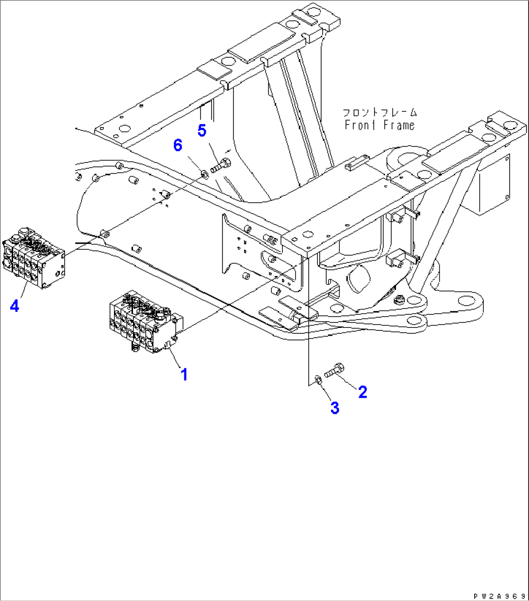 MAIN CONTROL VALVE (WITH RIPPER)(#50001-51000)