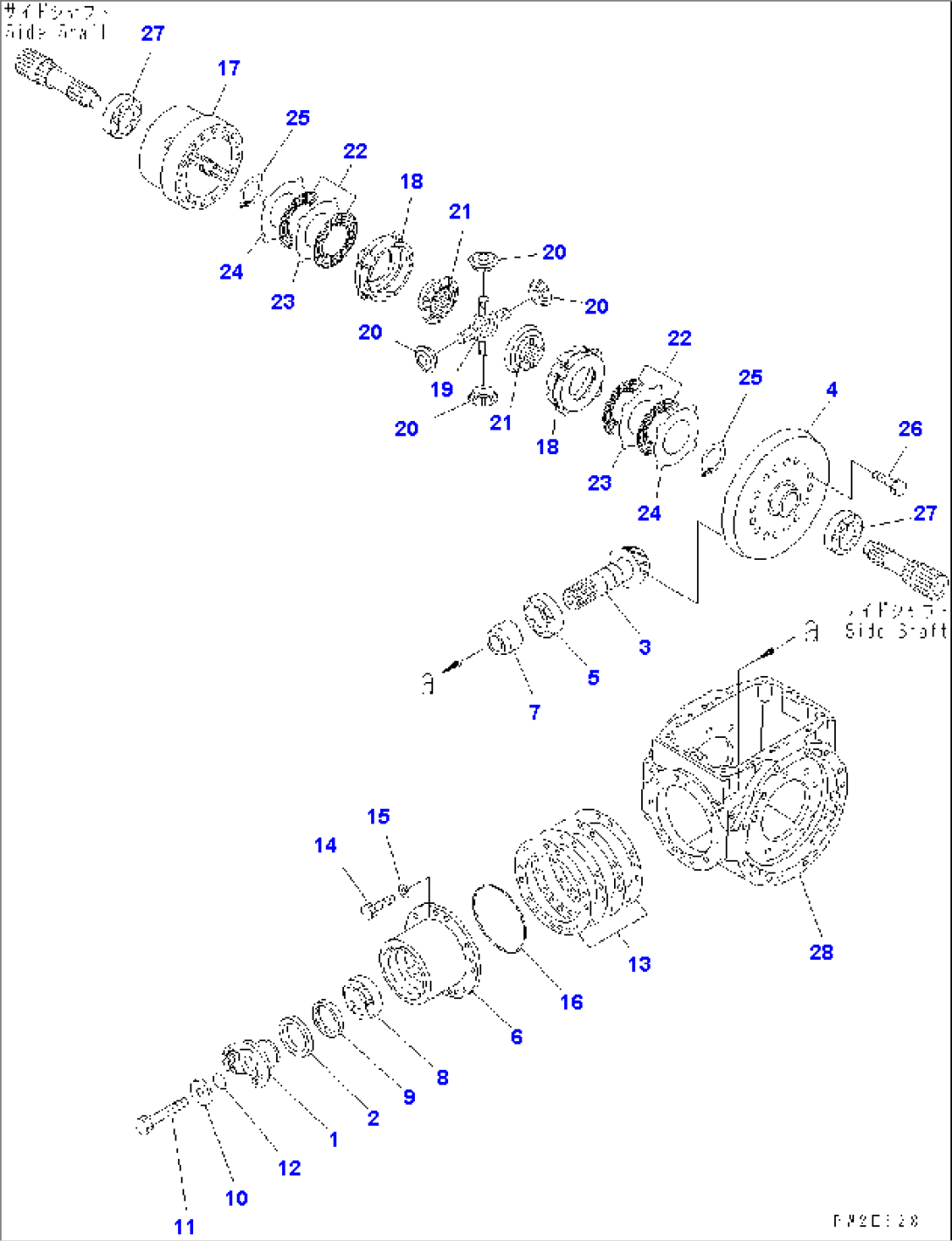 REAR AXLE (DIFFERENTIAL) (ASD)
