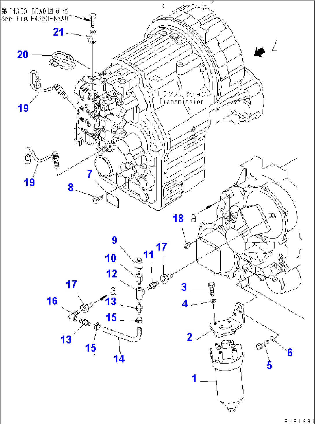 TRANSMISSION (ACCESSORY) (2/2) (BREATHER AND SENSOR)(#53001-(1455))