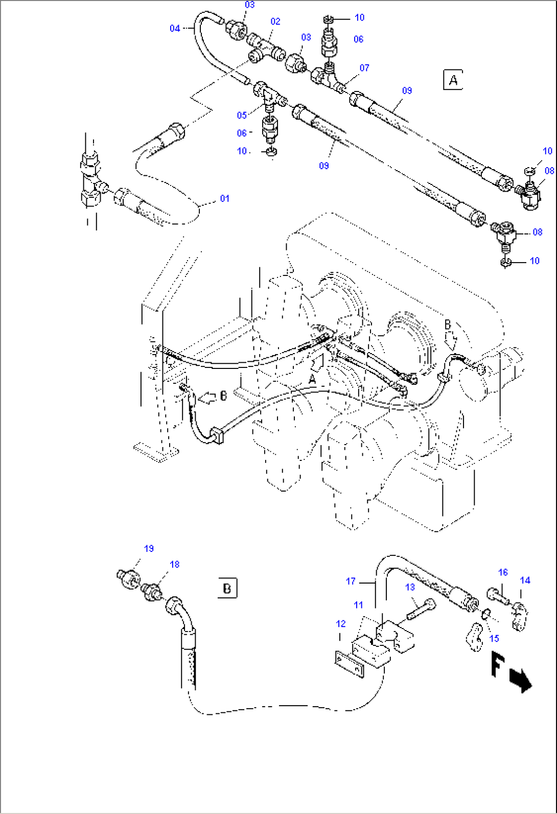 Lube Lines for Main Pumps