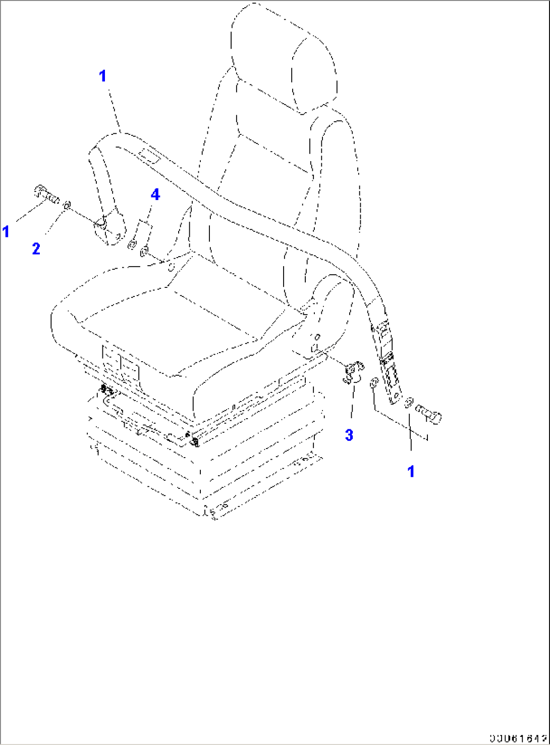 Seat Belt (#60001-)