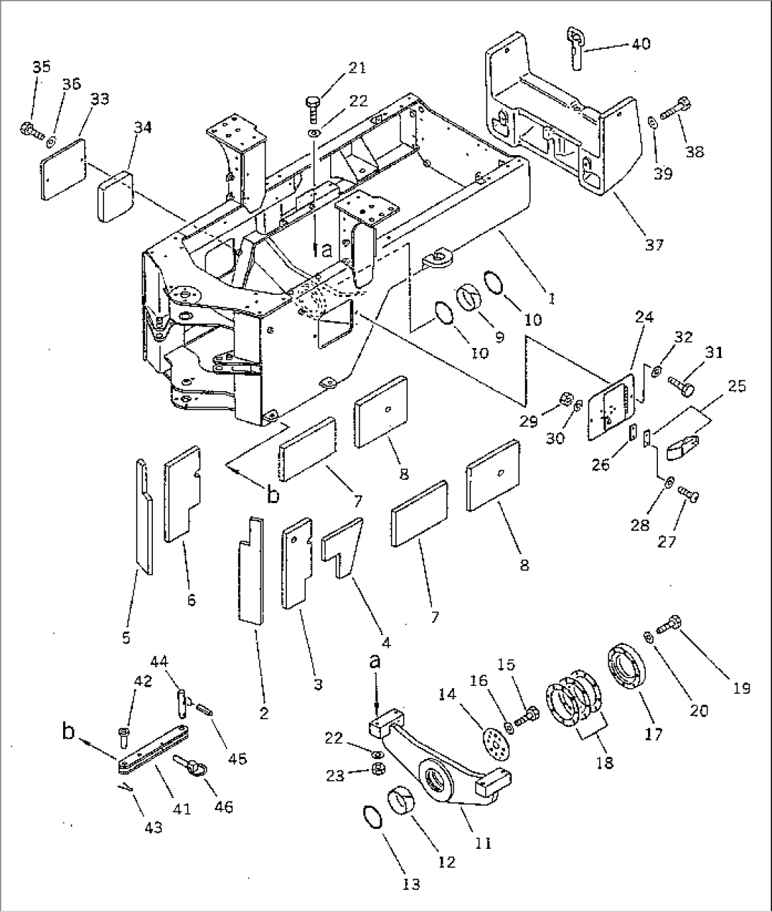 REAR FRAME(#32001-)