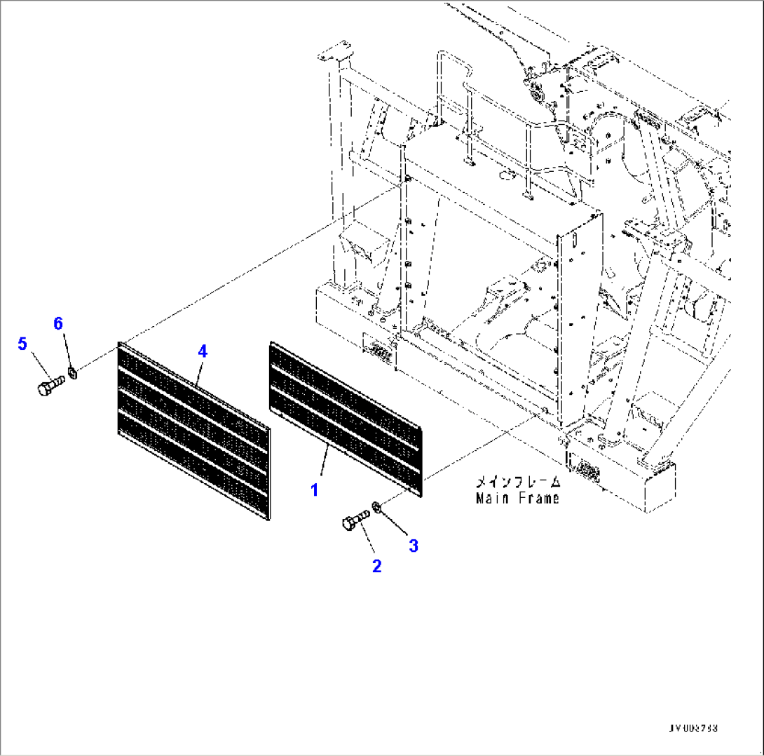 Radiator Guard, Grille (#80138-)