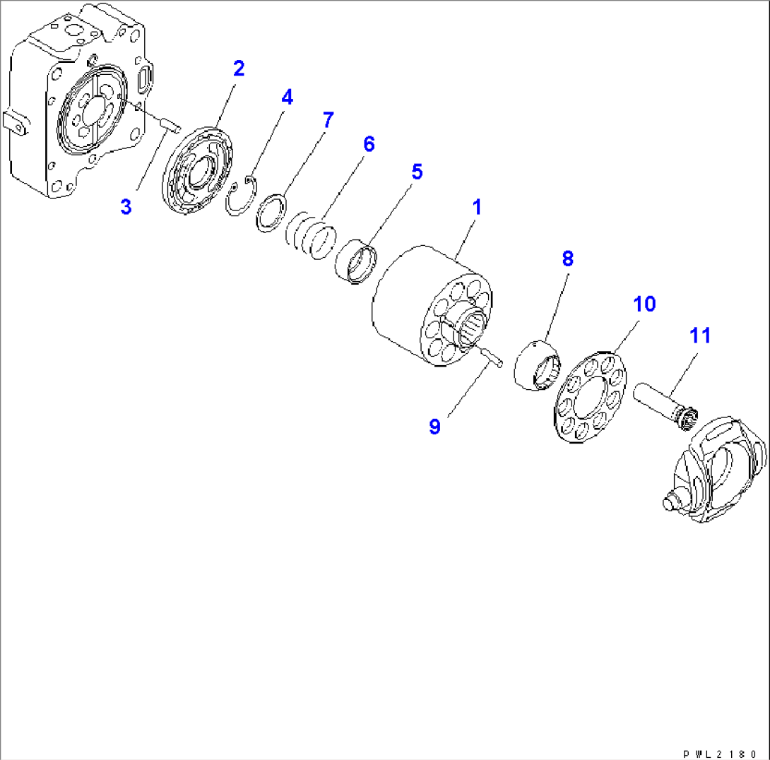 MAIN PUMP (8/18) (NO.1 PUMP)(#K32001-)