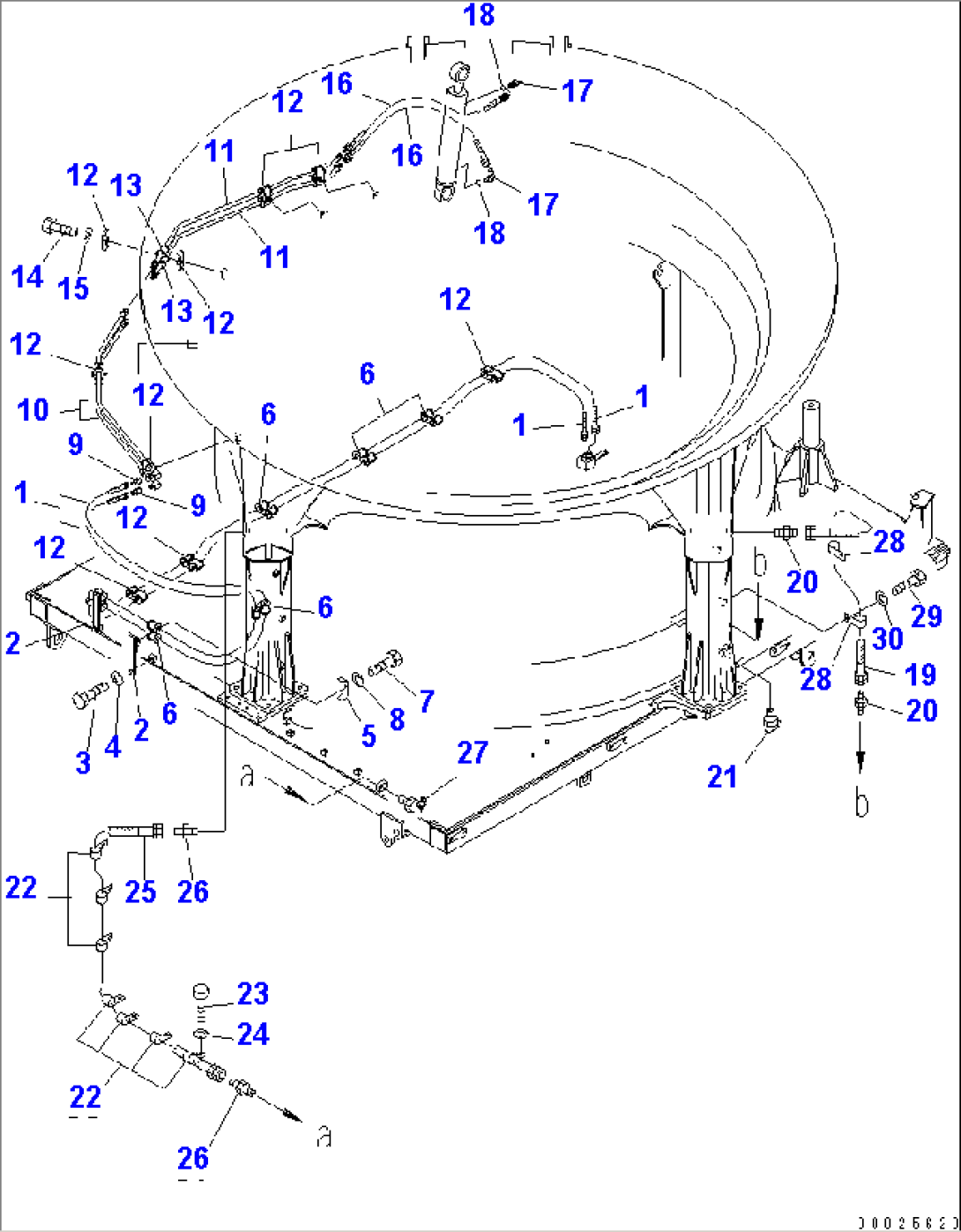 HAMMER MILL AND TUB (PIPING¤2/2)(#1212-)