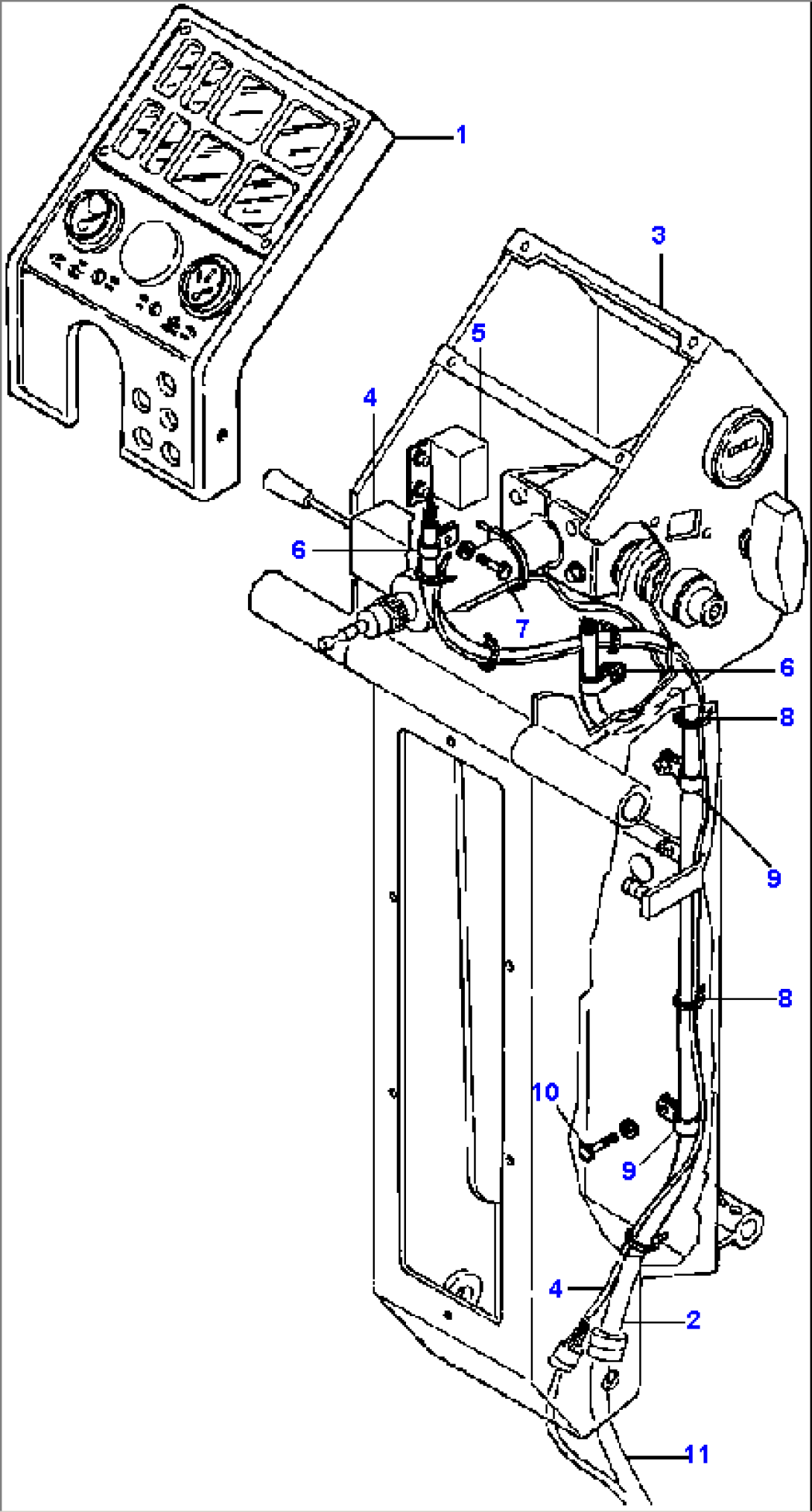 STEERING CONSOLE WIRING