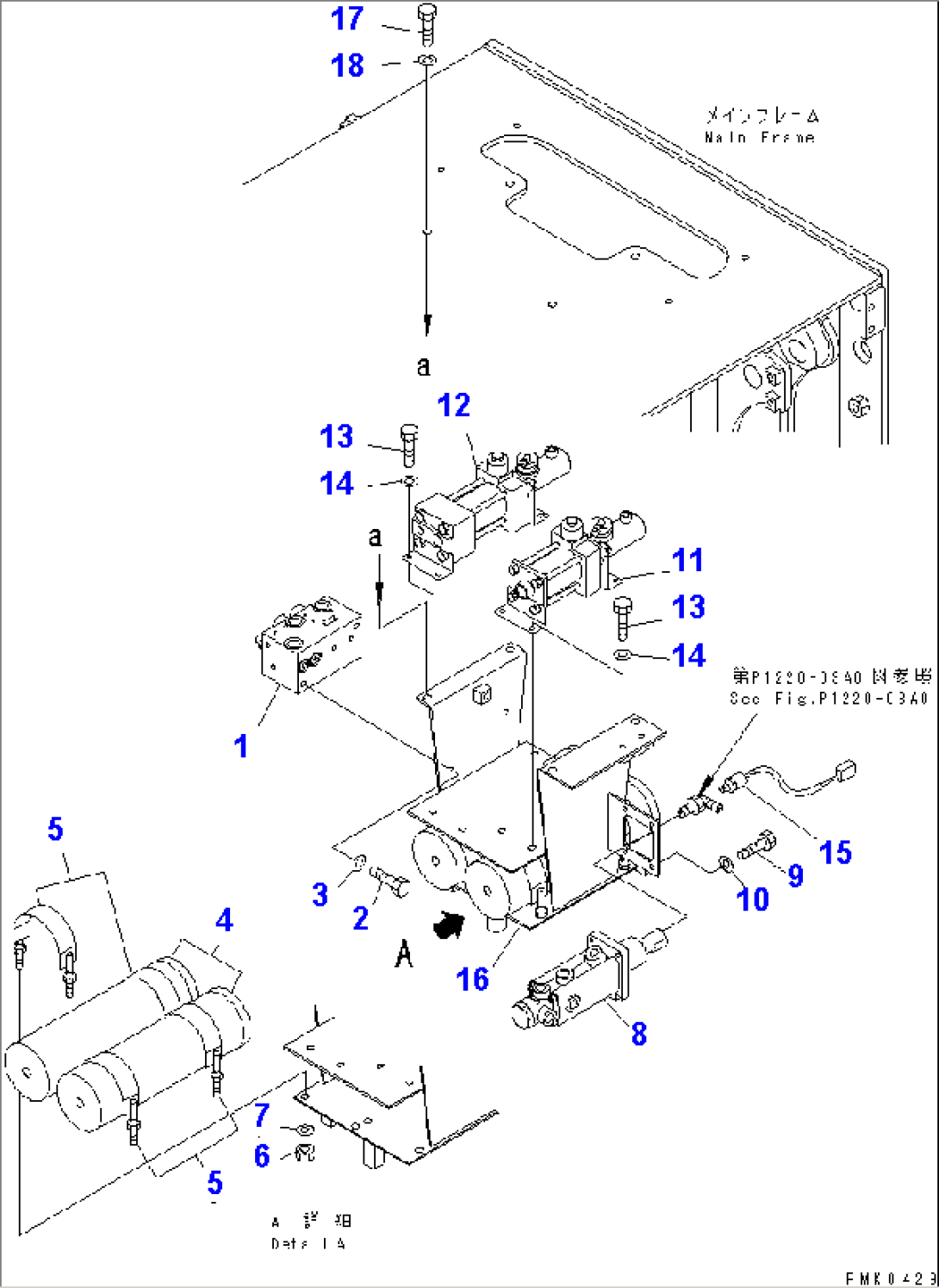 BRAKE LINE¤ LOWER (BRAKE COMPARTMENT)