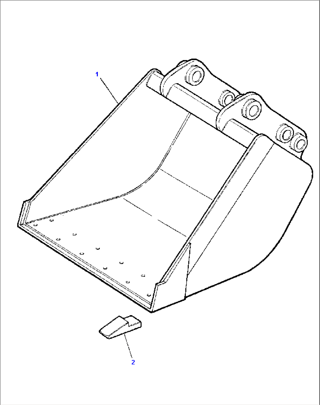 BUCKET (WELDED TOOTH VERSION)