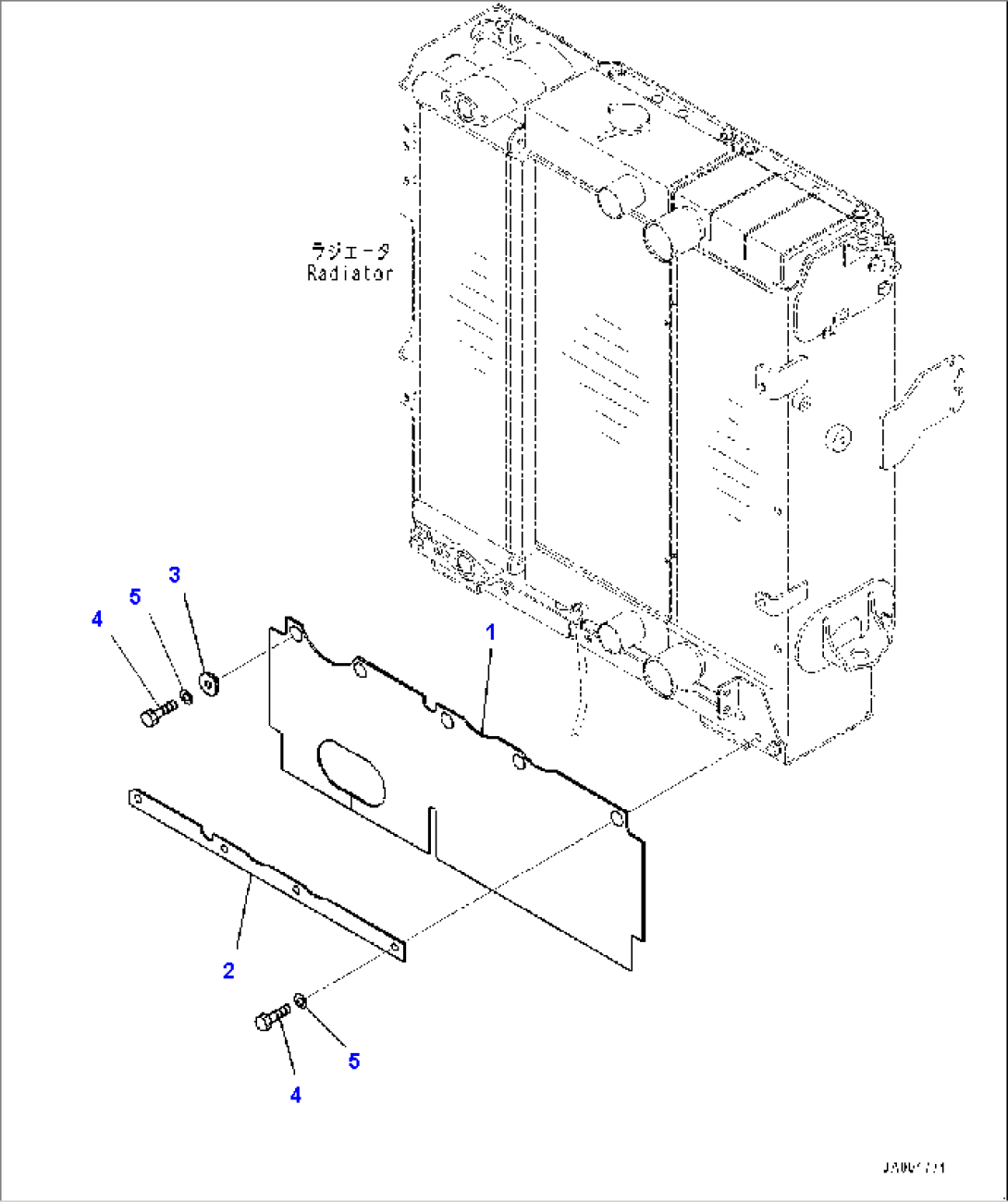 Radiator, Sheet (#80001-)