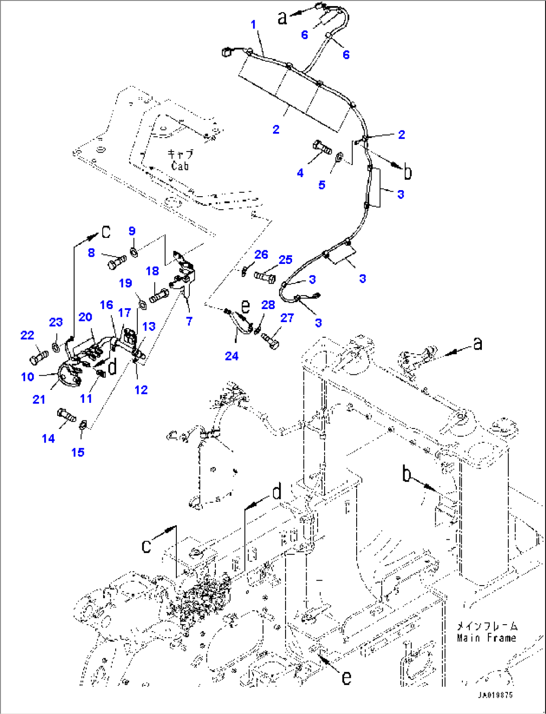 Electric Wiring Harness, (2/3) (#40001-)