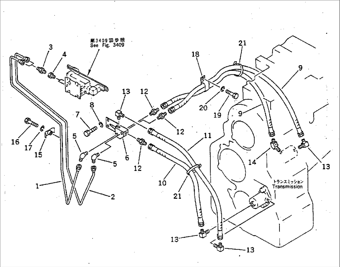 AIR PIPING (2/4 WD¤ HIGH-LOW CYLINDER LINE)