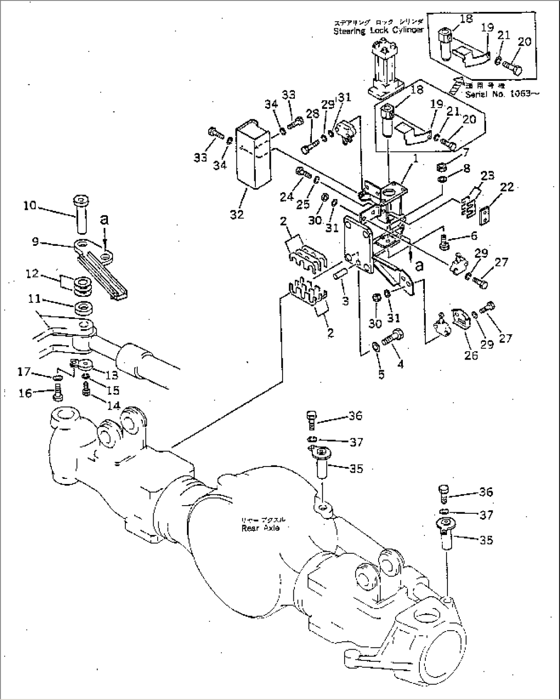 REAR STEERING LOCK