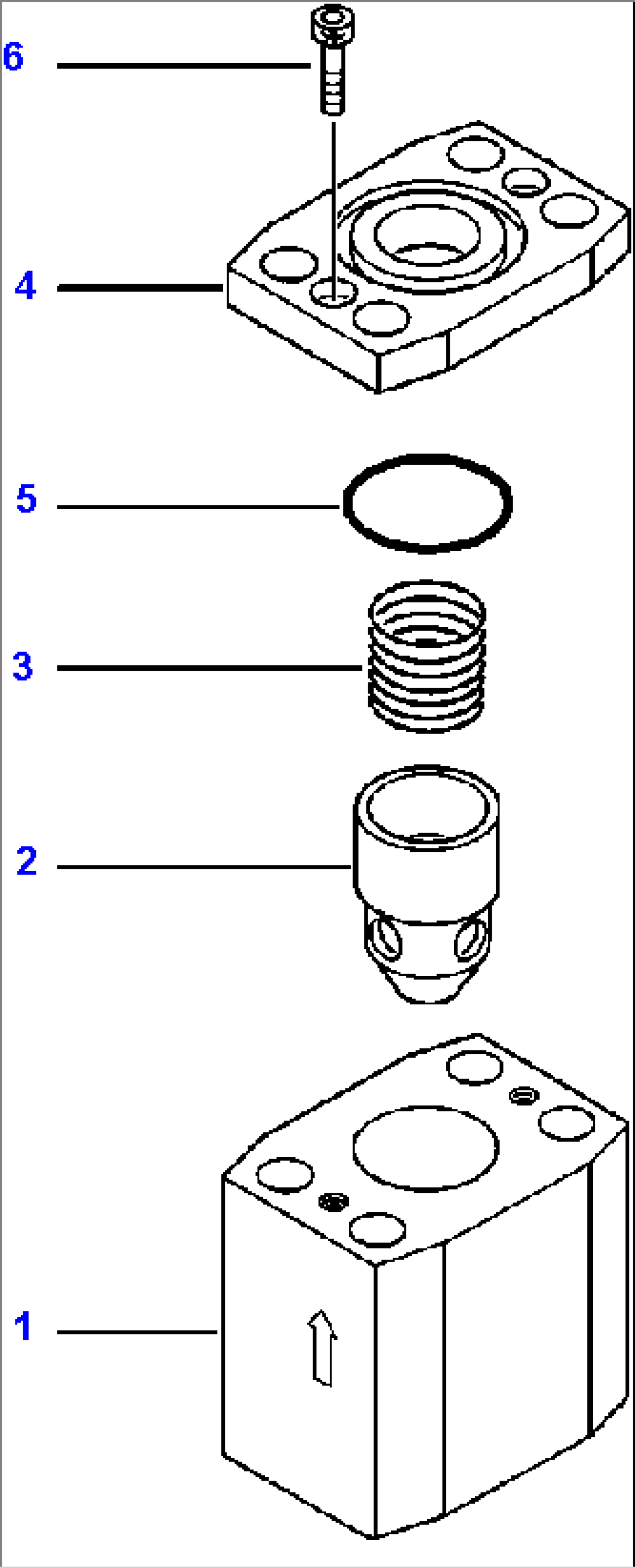FIG NO. 4815 CHECK VALVE FOR GROUND DRIVEN STEERING