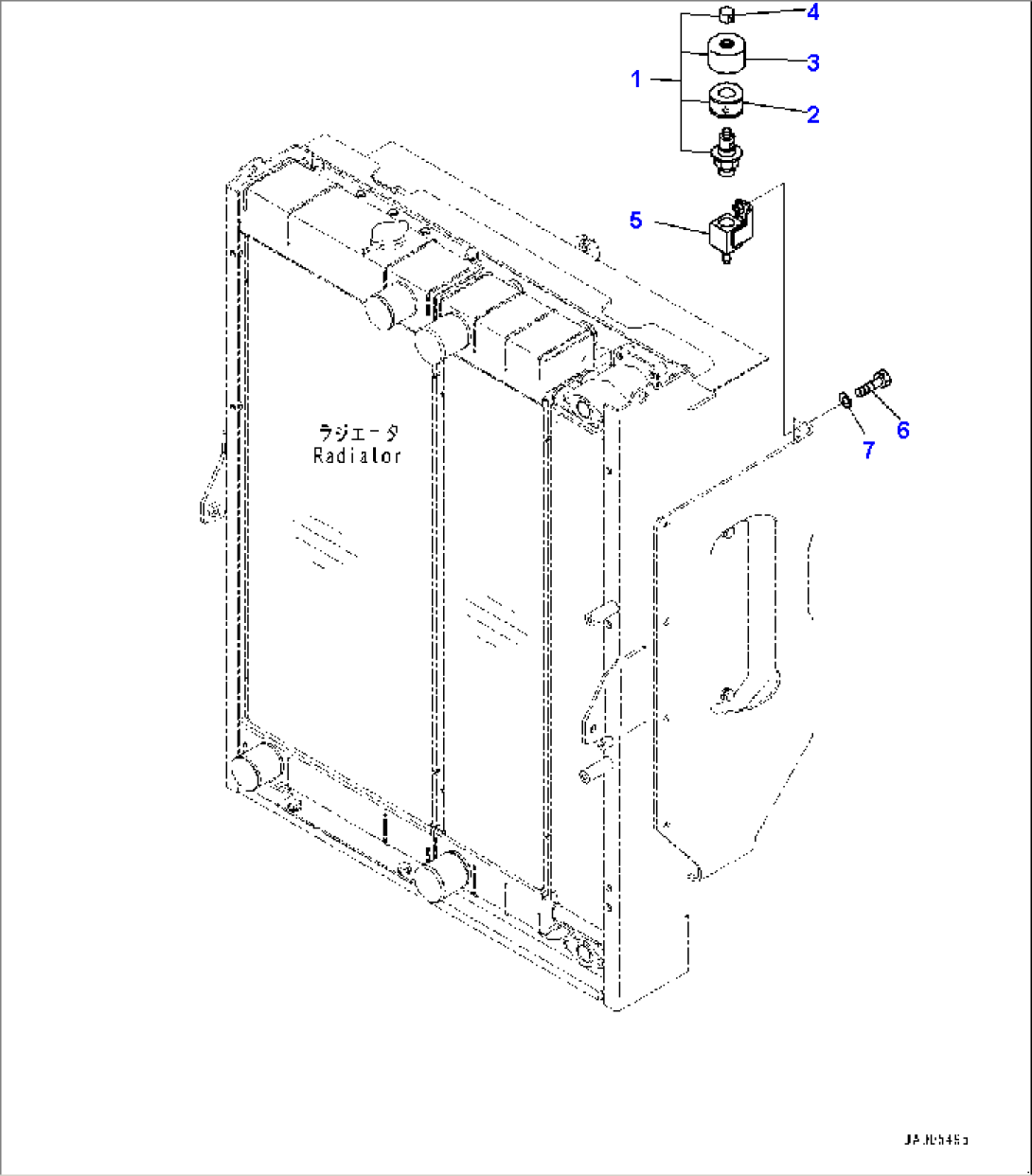 Radiator, Breather (#66847-)