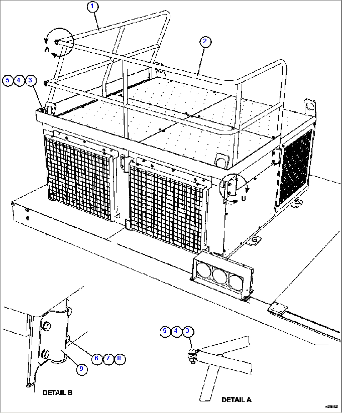 RETARDING GRID HANDRAILS