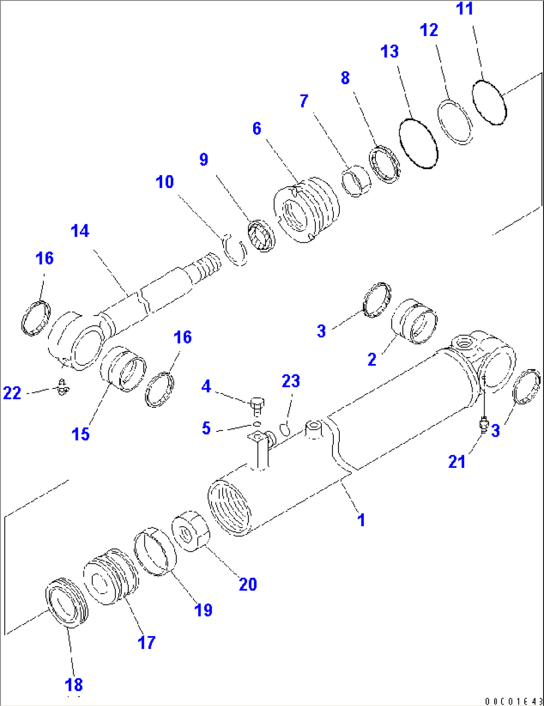 STEERING CYLINDER (INNER PARTS)