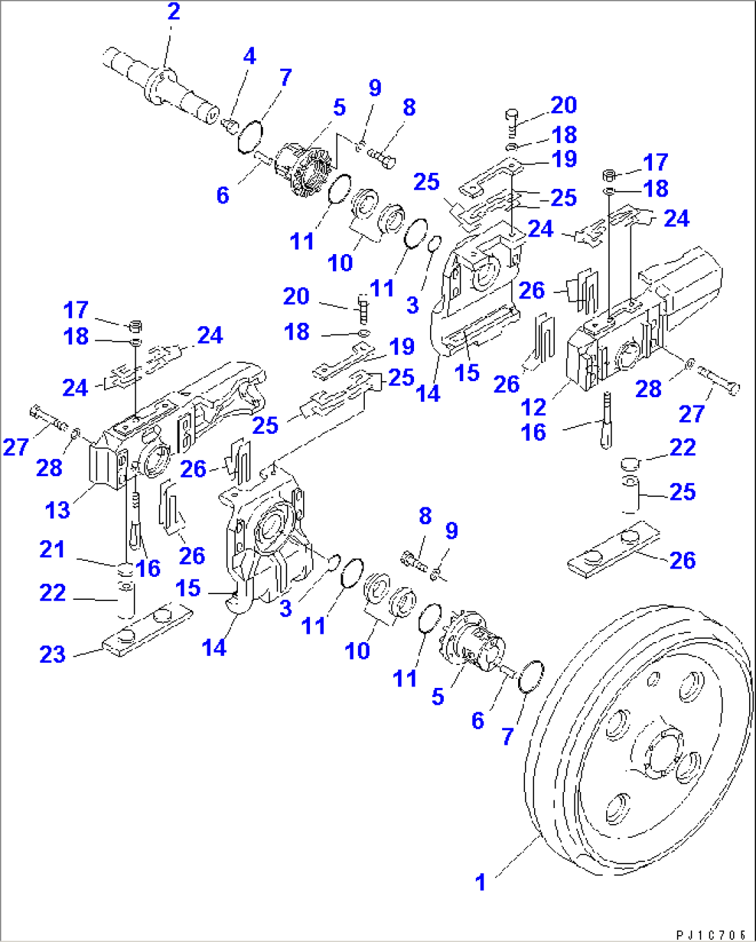 FRONT IDLER(#37553-)