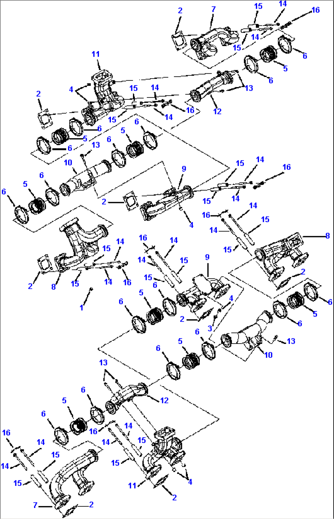 FIG. A1118-A9A1 EXHAUST MANIFOLD