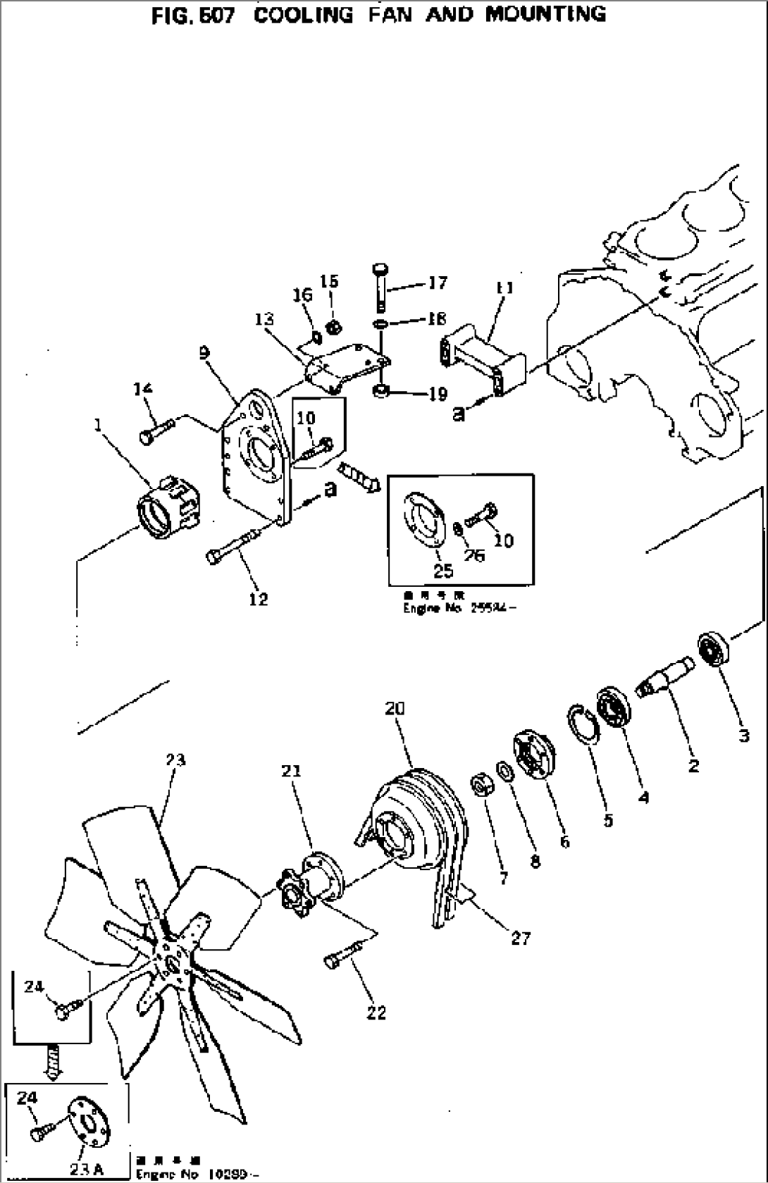 COOLING FAN AND MOUNTING