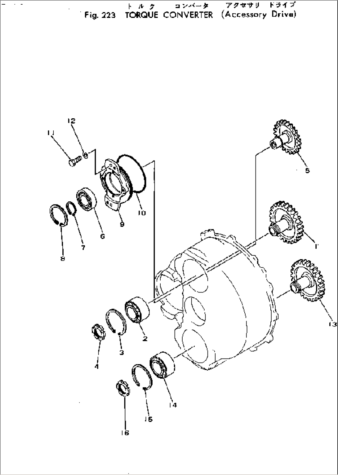 TORQUE CONVERTER (ACCESSORY DRIVE)(#10001-)