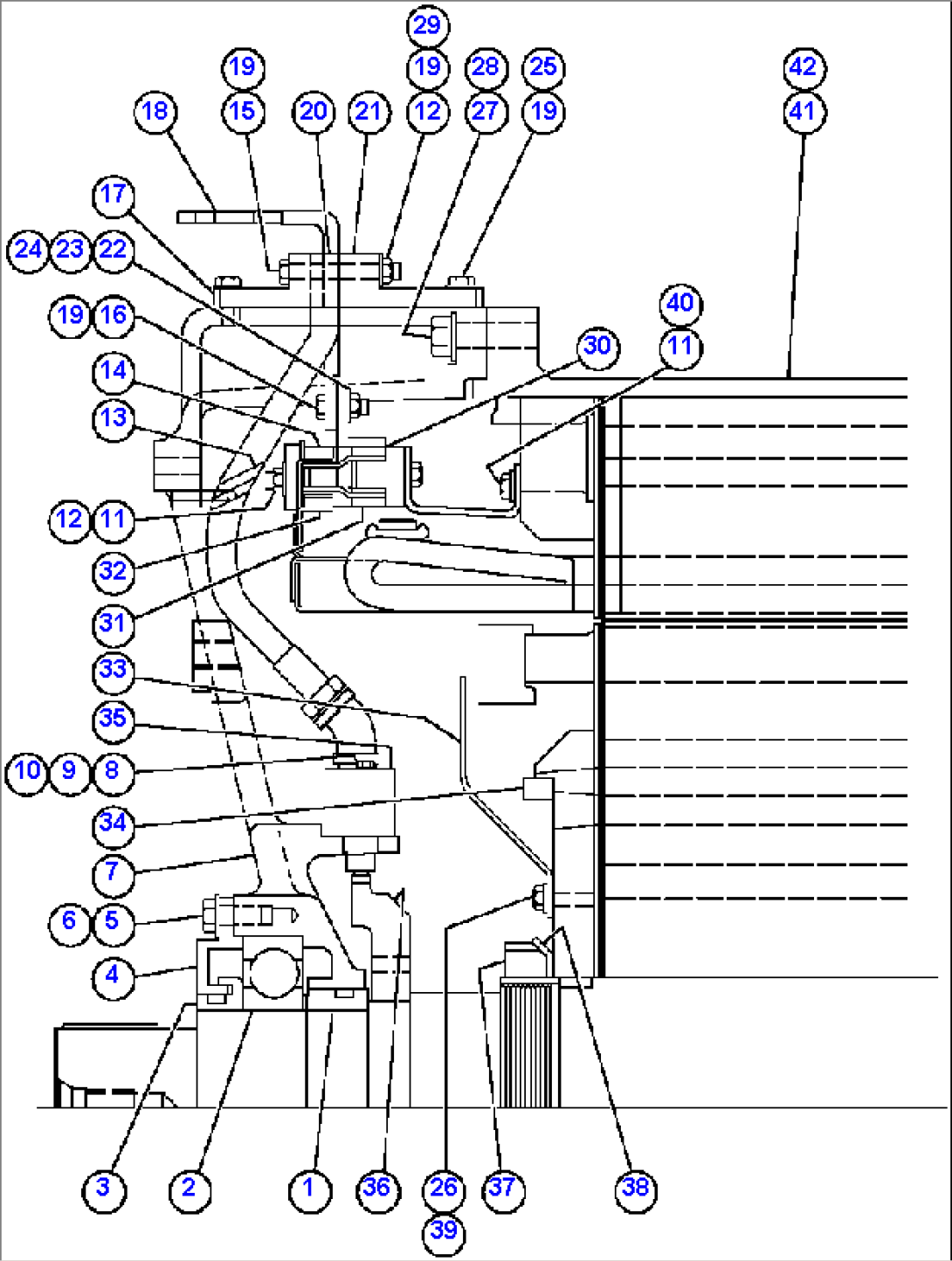 MOTOR ASSEMBLY - WHEEL 1/2 (XA4259)