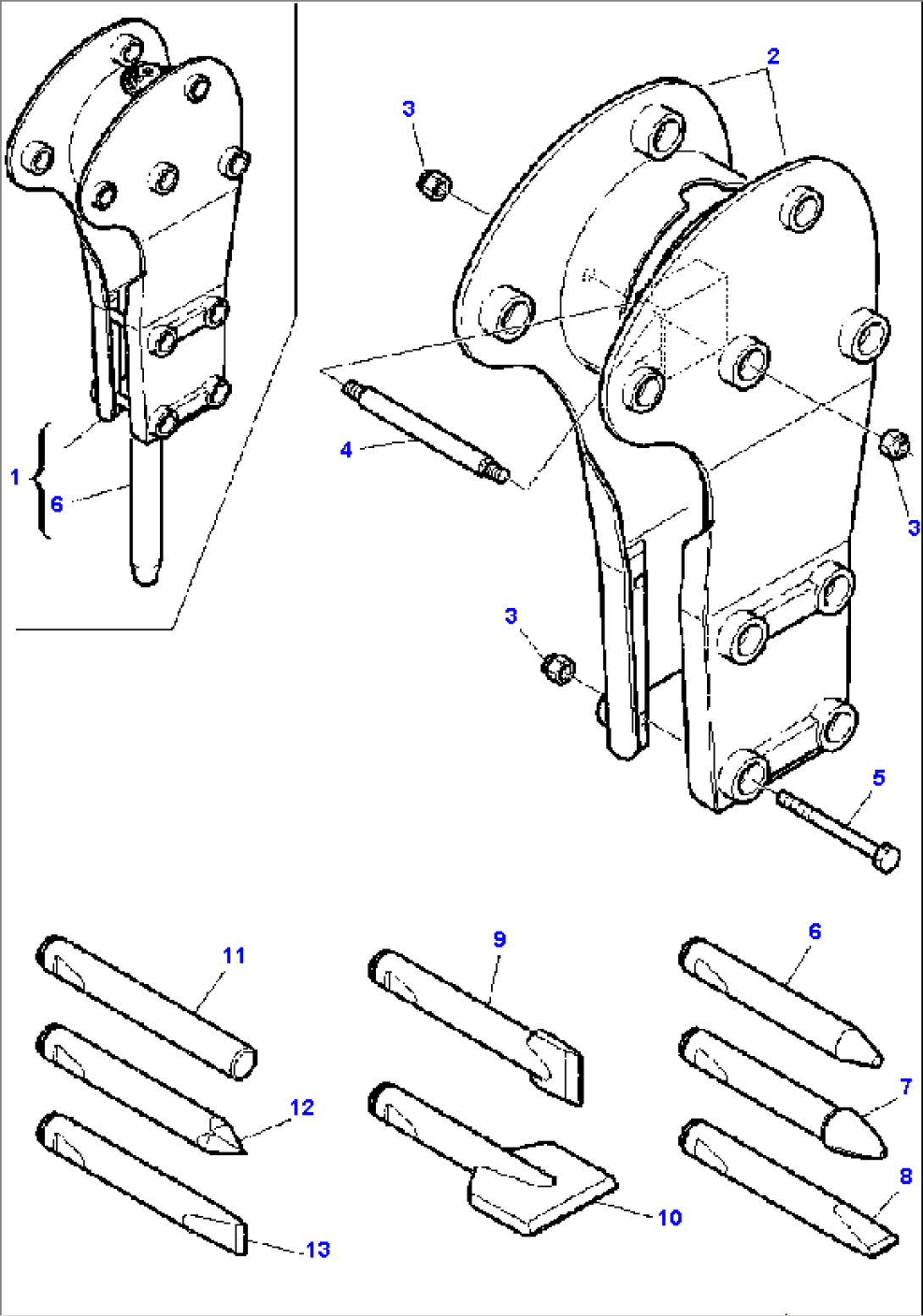 FIG. T7820-01A0 HAMMER M60