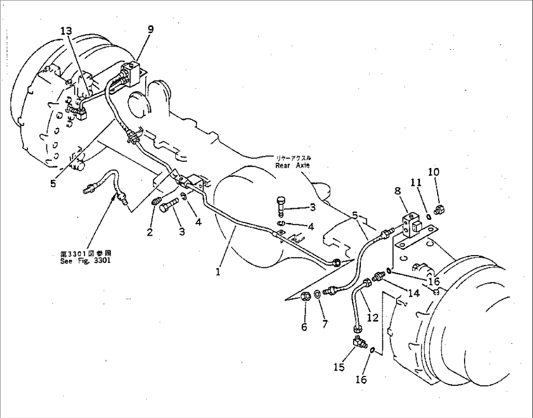 BRAKE PIPING (REAR LINE)