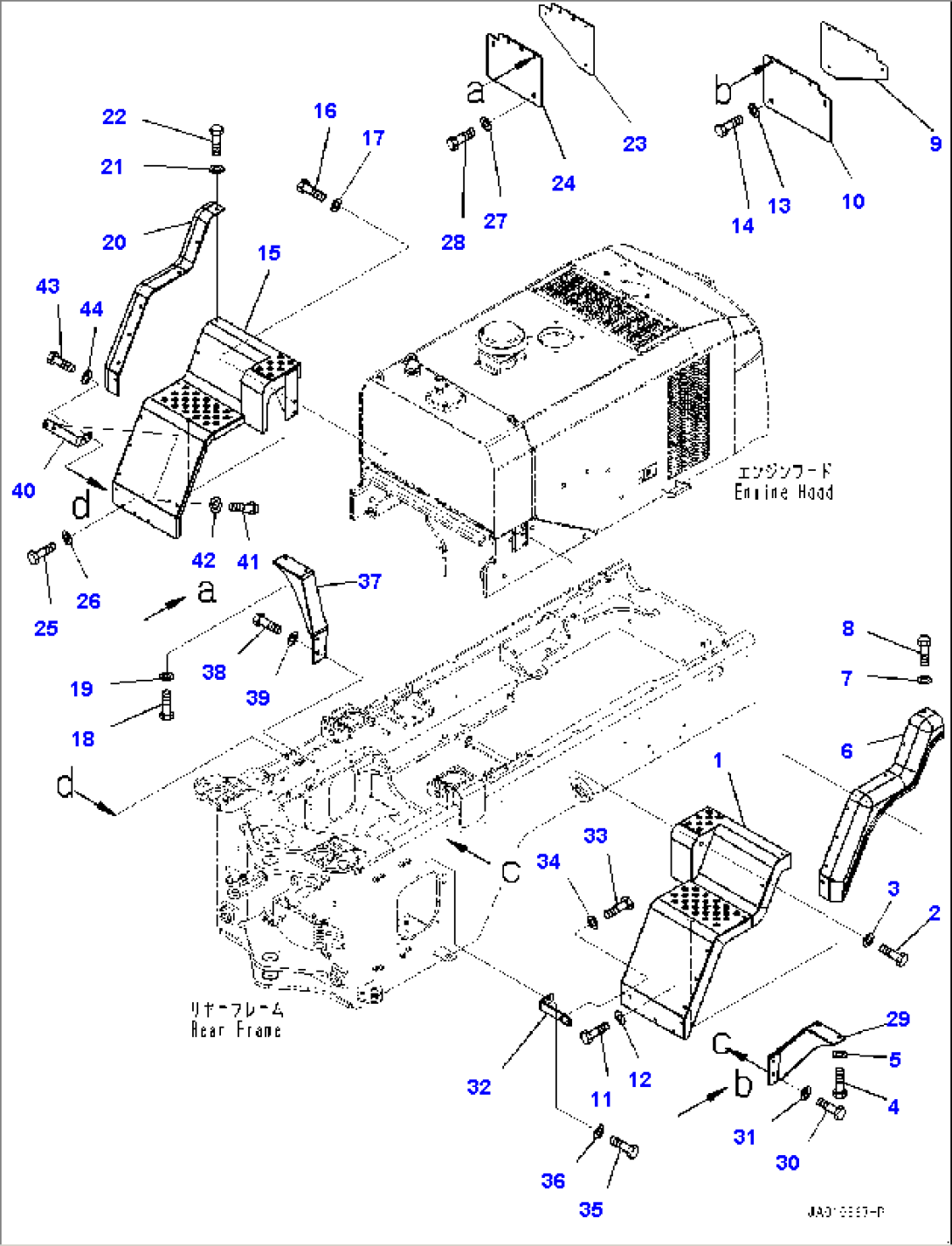 Rear Fender, Fender (#80001-)