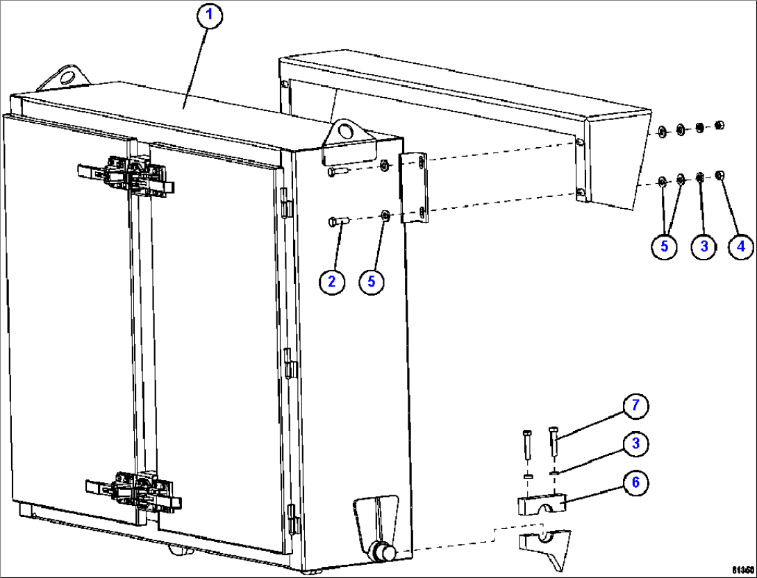 HYDRAULIC BRAKE CABINET MOUNTING