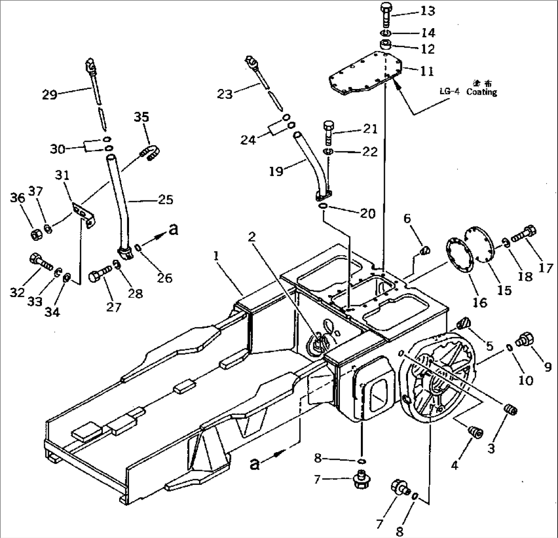 STEERING CASE AND MAIN FRAME