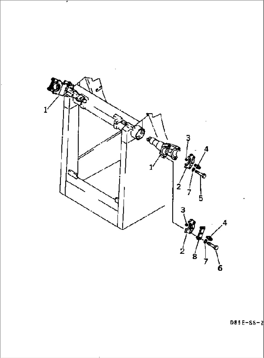 LIFT CYLINDER SUPPORT