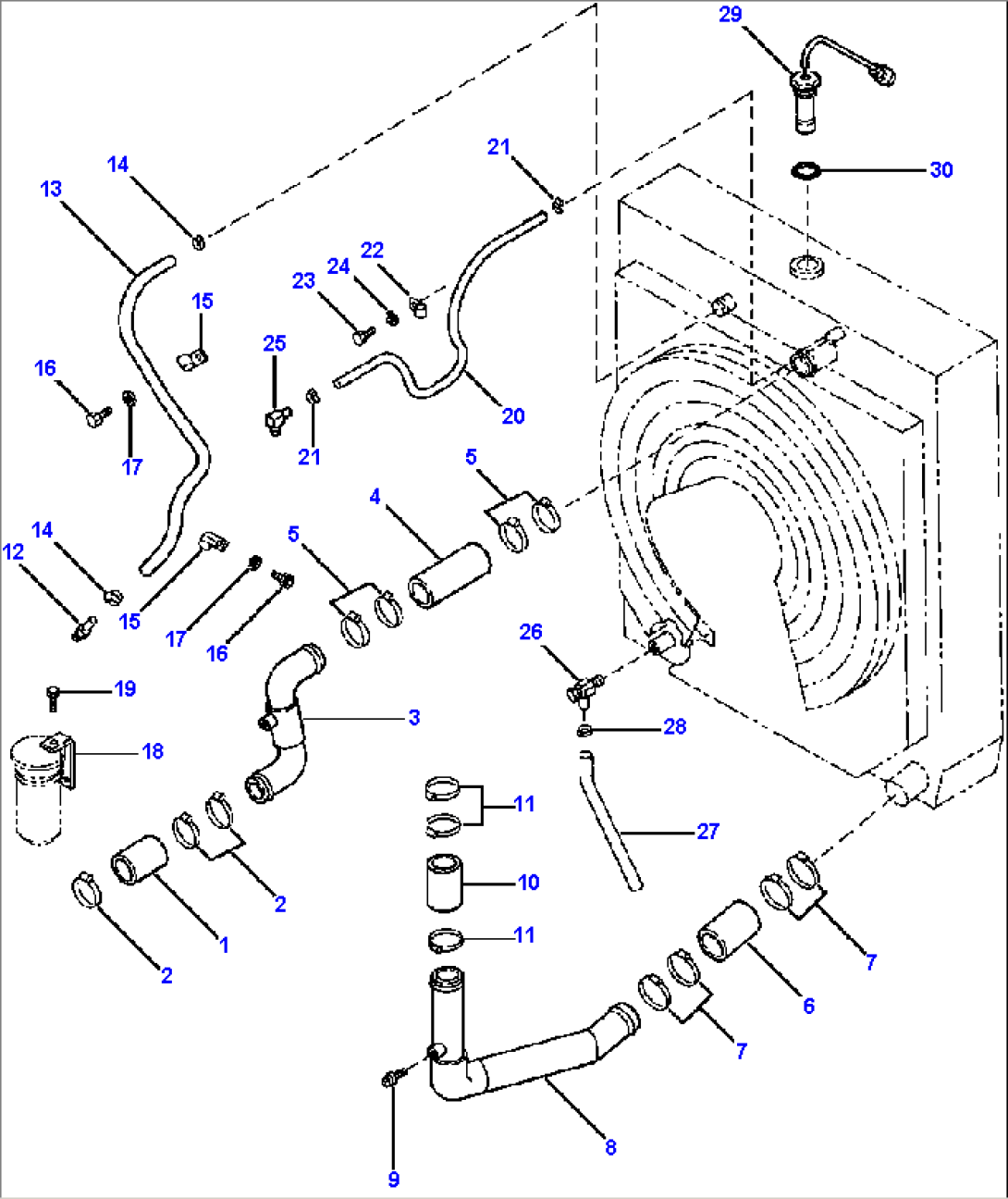 RADIATOR PIPING