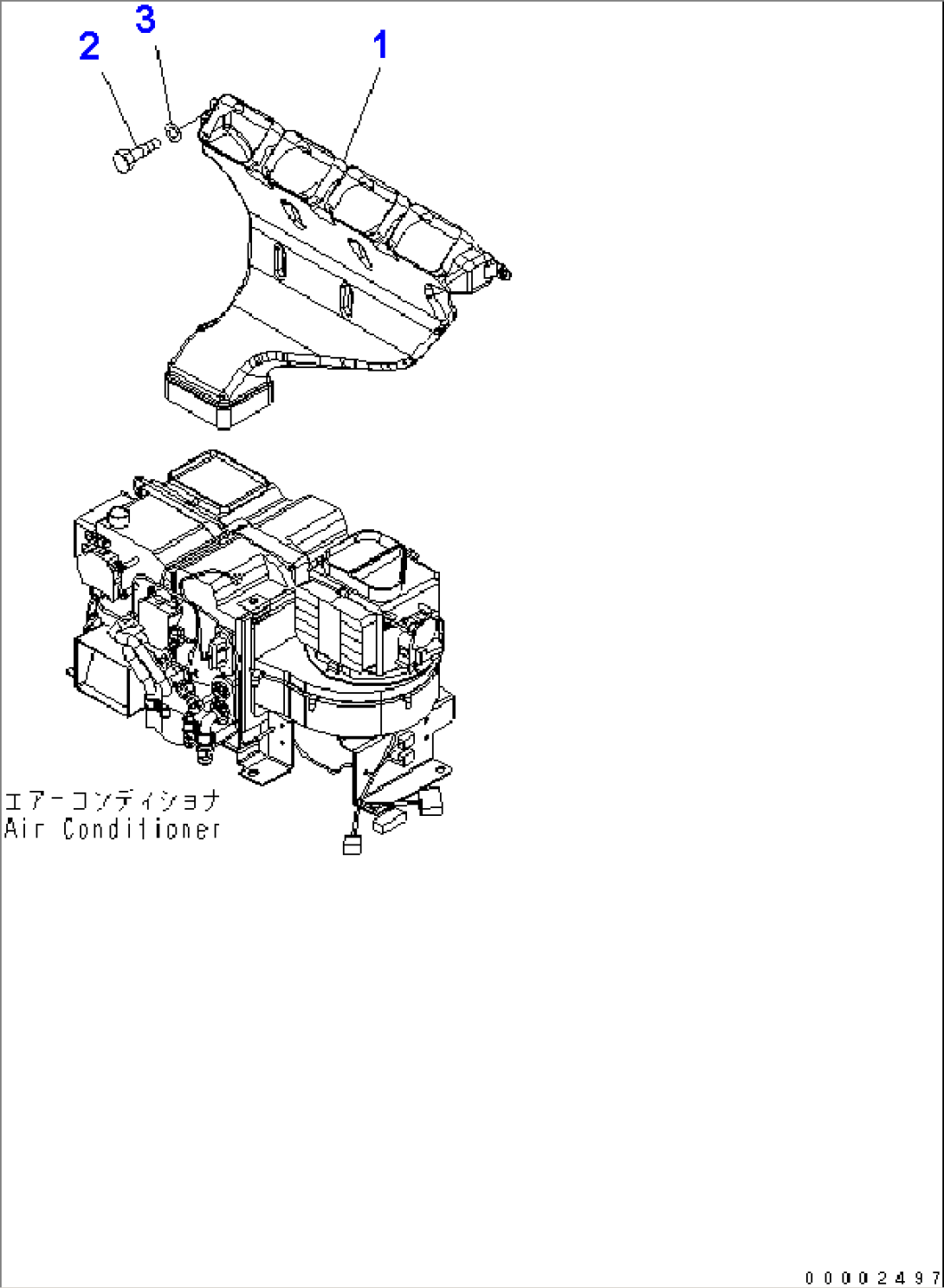 AIR CONDITIONER REAR DUCT