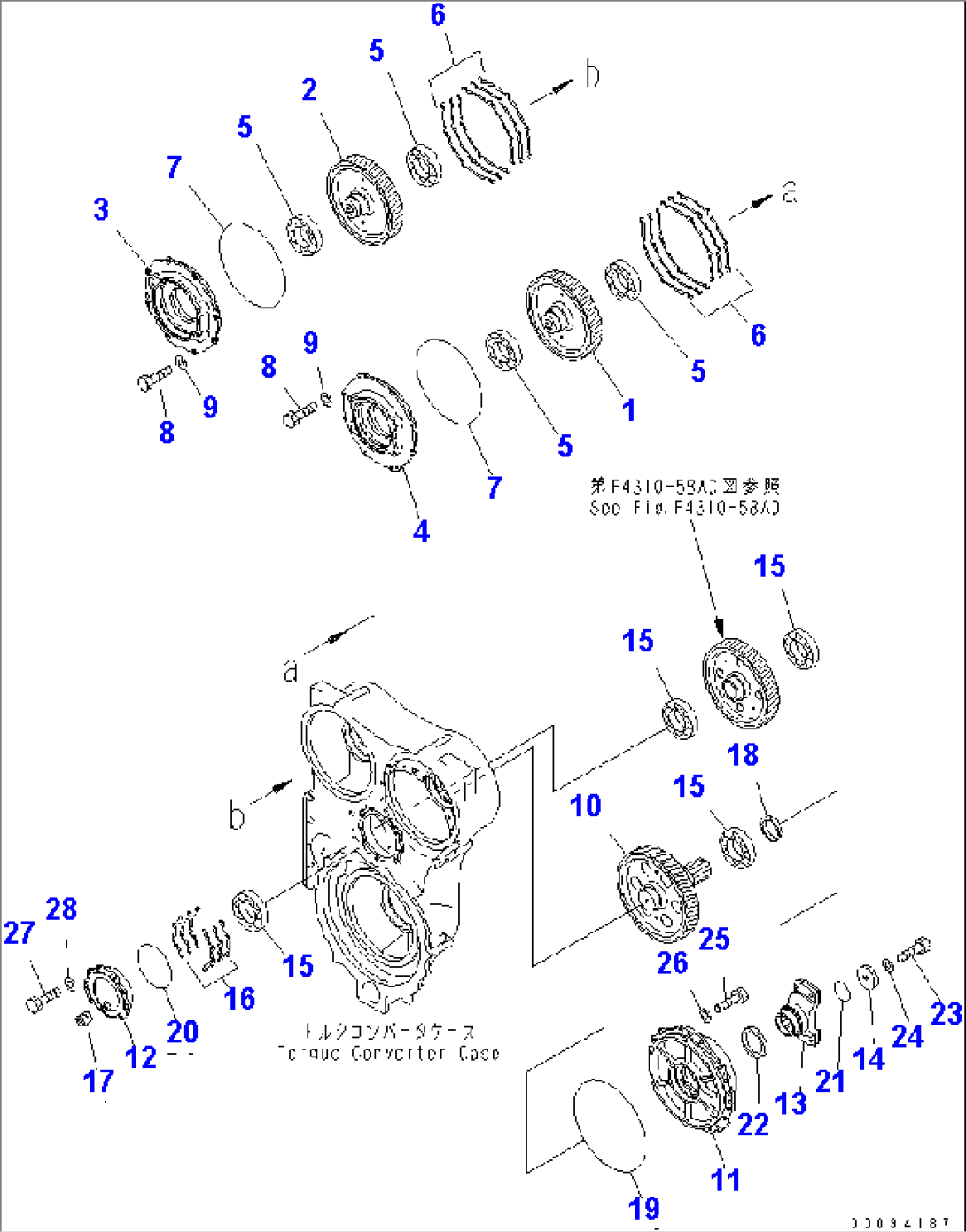 TORQUE CONVERTER INPUT TRANSFER (2/5) (GEAR) (1/2)