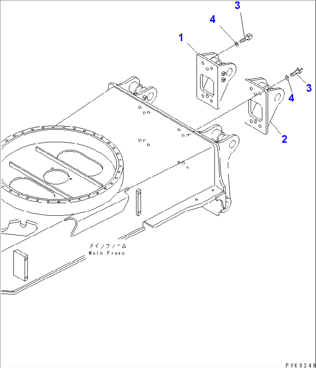 ATTACHMENT BRACKET (FOR REAR PARALLEL LINK DOZER)