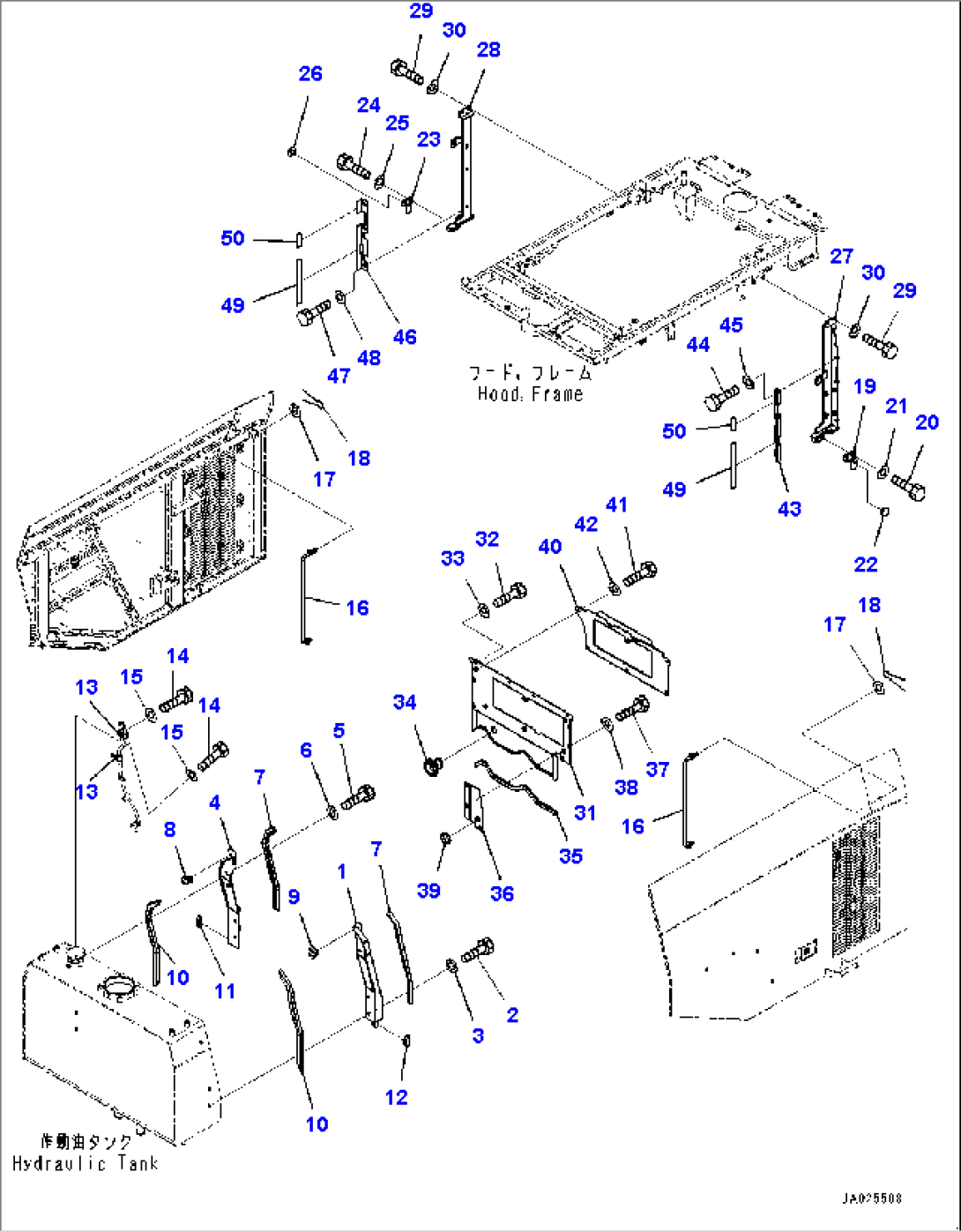 Hood, Bracket and Cover (#85142-)