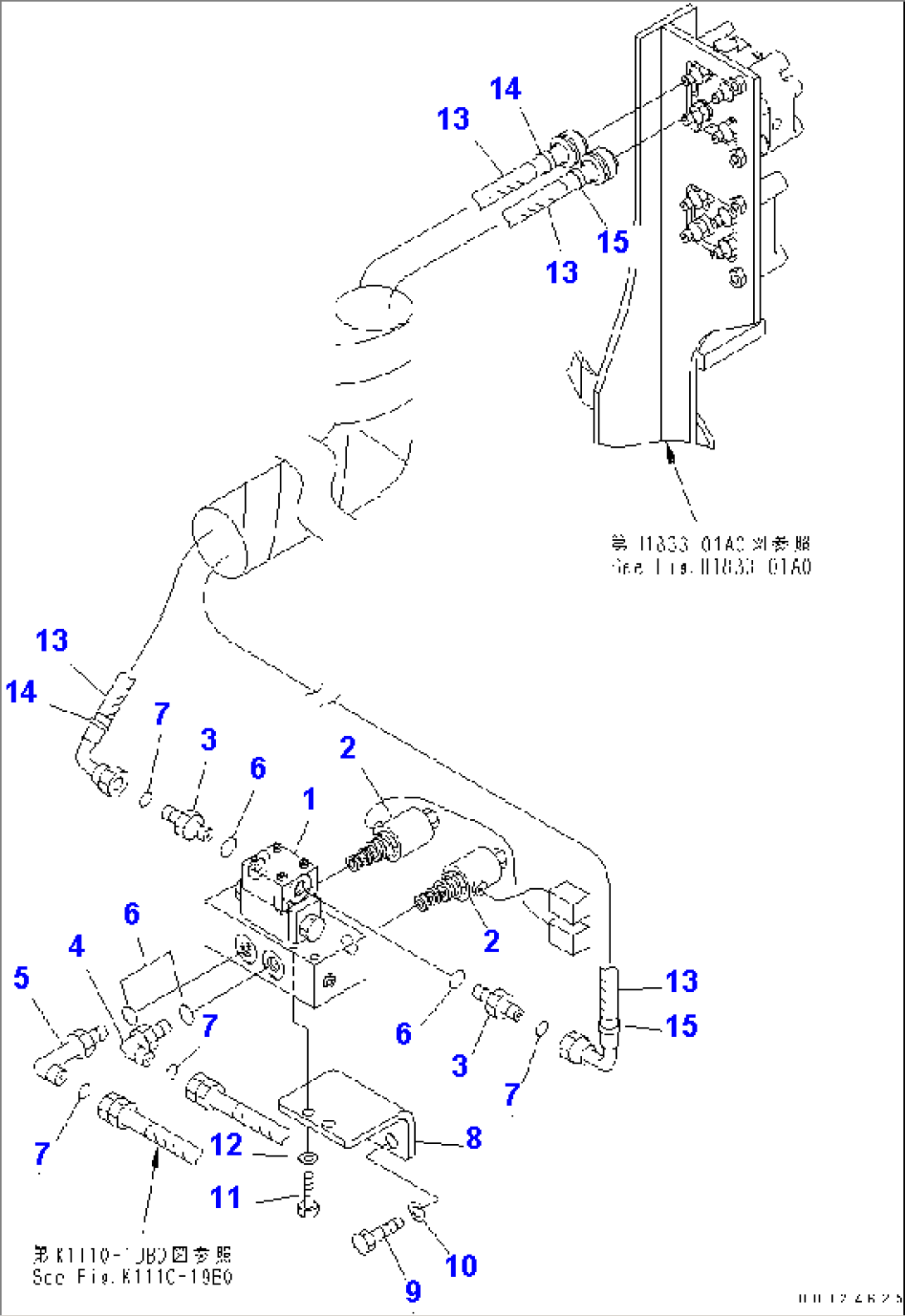 FLOOR FRAME (BOOM SHOCKLESS VALVE)(#20001-20288)